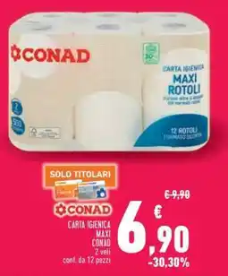 Conad Superstore Carta igienica Maxi CONAD offerta