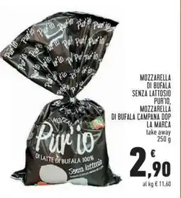 Conad MOZZARELLA DI BUFALA SENZA LATTOSIO PUR'IO offerta