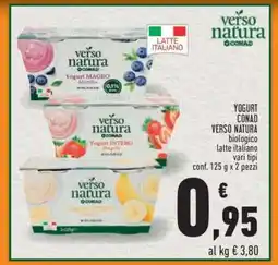 Conad Yogurt Conad Verso Natura offerta