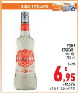 Conad Superstore Vodka Keglevich offerta