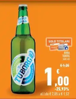 Conad Superstore Birra Tuborg offerta