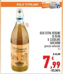 Conad Superstore Olio Extra Vergine di Oliva Il Casolare Farchioni offerta