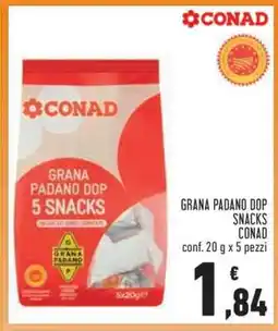 Conad Superstore GRANA PADANO DOP SNACKS offerta