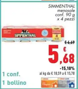 Conad Superstore SIMMENTHAL offerta