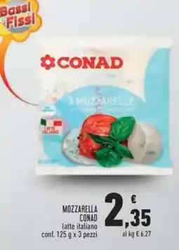 Conad Superstore Mozzarella CONAD offerta