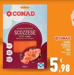 Conad Superstore SALMONE AFFUMICATO SCOZZESE CONAD offerta