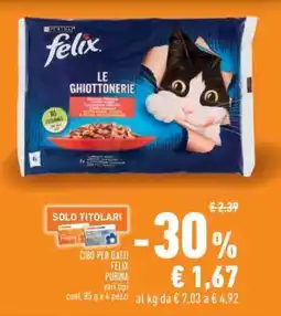 Conad Superstore Cibo per Gatti Felix Purina offerta