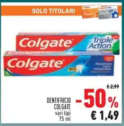 Conad DENTIFRICIO COLGATE offerta