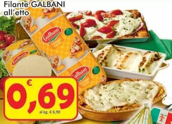 Paghi Poco Galbani Filante offerta