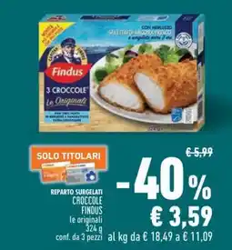 Conad Croccole Findus offerta