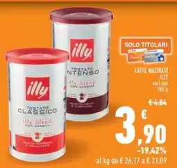 Conad Caffè Macinato Illy offerta