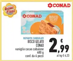 Conad Bisco gelato CONAD offerta