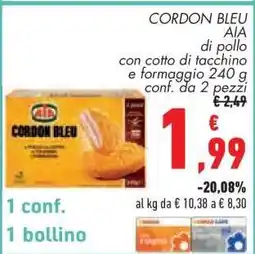 Conad CORDON BLEU AIA offerta