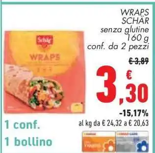Conad WRAPS SCHÄR offerta