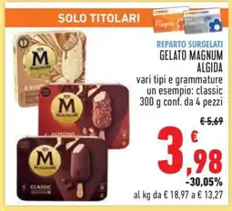 Conad GELATO MAGNUM ALGIDA offerta