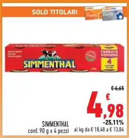 Conad SIMMENTHAL offerta