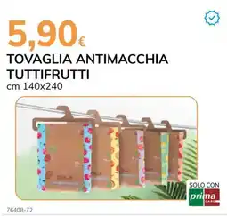 Basko Tovaglia antimacchia tuttifrutti offerta