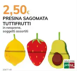 Basko Presina sagomata tuttifrutti offerta