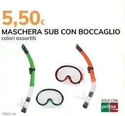 Basko Maschera sub con boccaglio offerta