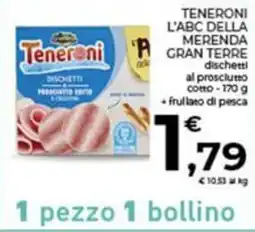Conad Gran terre teneroni l'abc della merenda offerta