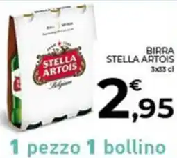 Conad Stella artois birra offerta