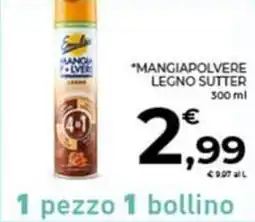 Conad Emulsio mangiapolvere legno sutter offerta