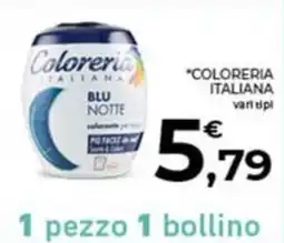 Conad Coloreria italiana vari tipi offerta