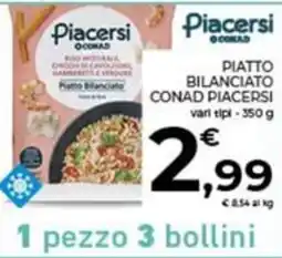 Conad Conad piacersi piatto bilanciato offerta