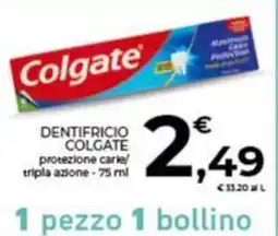 Conad Colgate dentifricio offerta