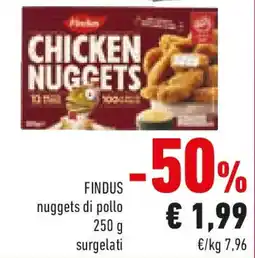 Conad Findus nuggets di pollo offerta