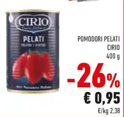 Conad Cirio pomodori pelati offerta