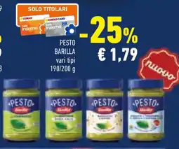 Conad Pesto barilla vari tipi offerta