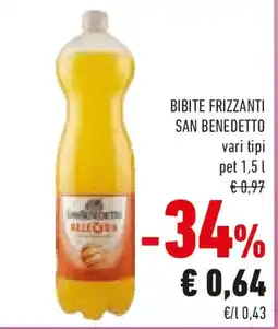 Conad San benedetto bibite frizzanti offerta