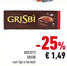 Conad Grisbì biscotti offerta