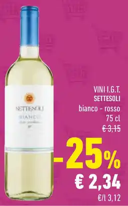 Conad Settesoli vini I.G.T. offerta