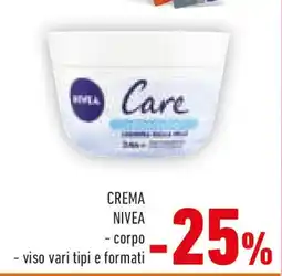 Conad Nivea crema offerta