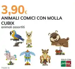 Basko Animali comici con molla cubix offerta