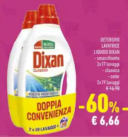 Conad Dixan lavatrice liquido offerta