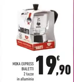 Conad Bialetti moka express offerta