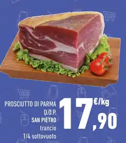 Conad San pietro prosciutto di parma D.O.P offerta