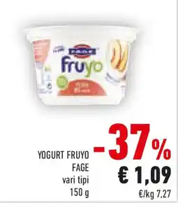 Conad Fage yogurt fruyo vari tipi offerta