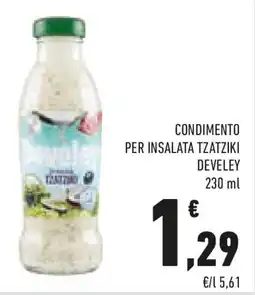 Conad Develey condimento per insalata tzatziki offerta