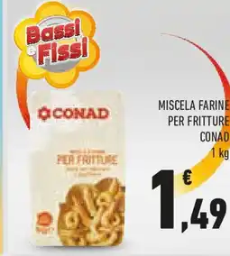 Conad Conad miscela farine per fritture offerta
