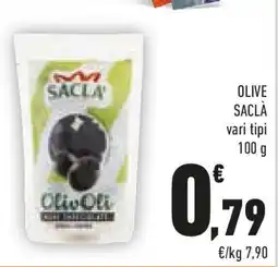Conad Olive saclà vari tipi offerta