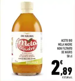 Conad De nigris aceto bio mela madre non filtrato offerta