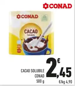 Conad Conad cacao solubile offerta
