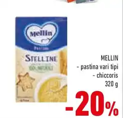 Conad MELLIN pastina vari tipi - chiccoris offerta