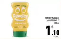 Conad Develey ketchup/maionese squeeze offerta