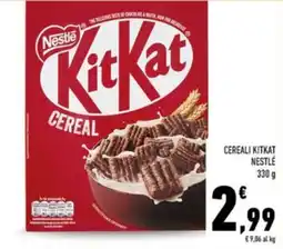 Conad Nestlé cereali kitkat offerta