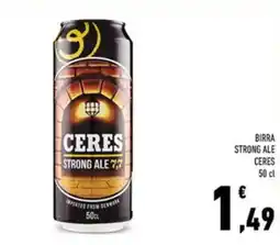 Conad Ceres birra strong ale offerta